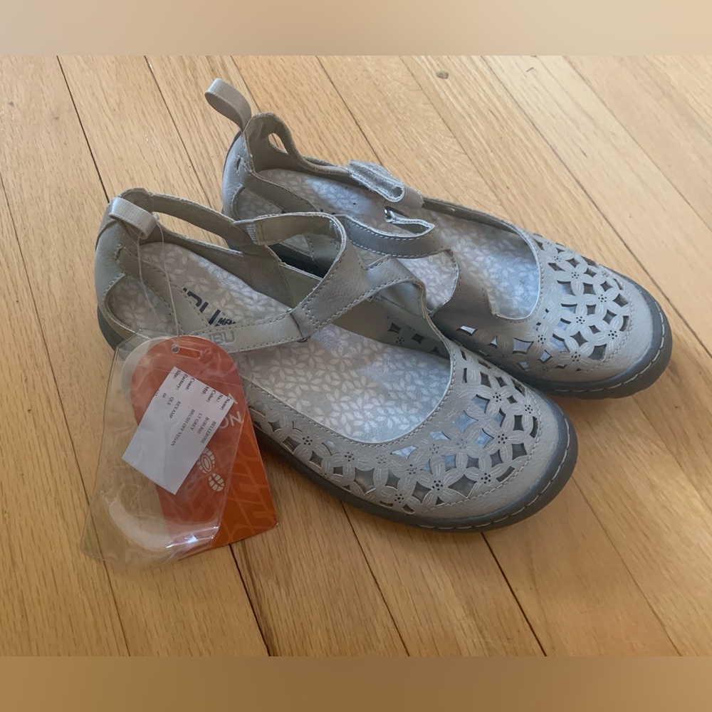 JBU By Jambu NWT Womens Gray Bellerose Mary Jane shoes Size 6